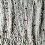 Berber Beni Ouarain handmade rug with colorful polka dots, 100% wool