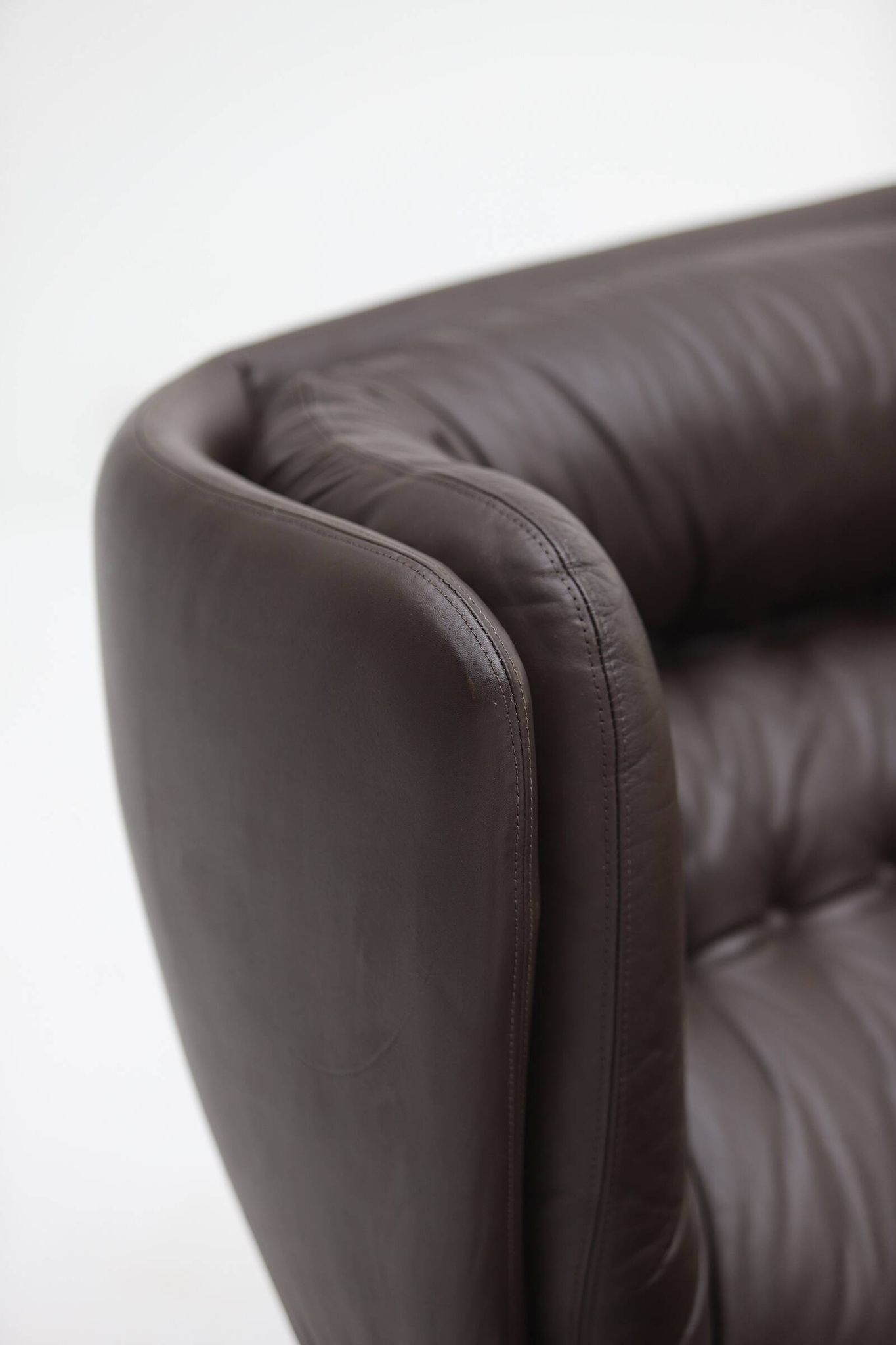 three-seat sofa model Pasha, manufactured in the 1970s by Durlet, Belgium.