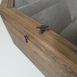 Old niche shelf with glazed statue