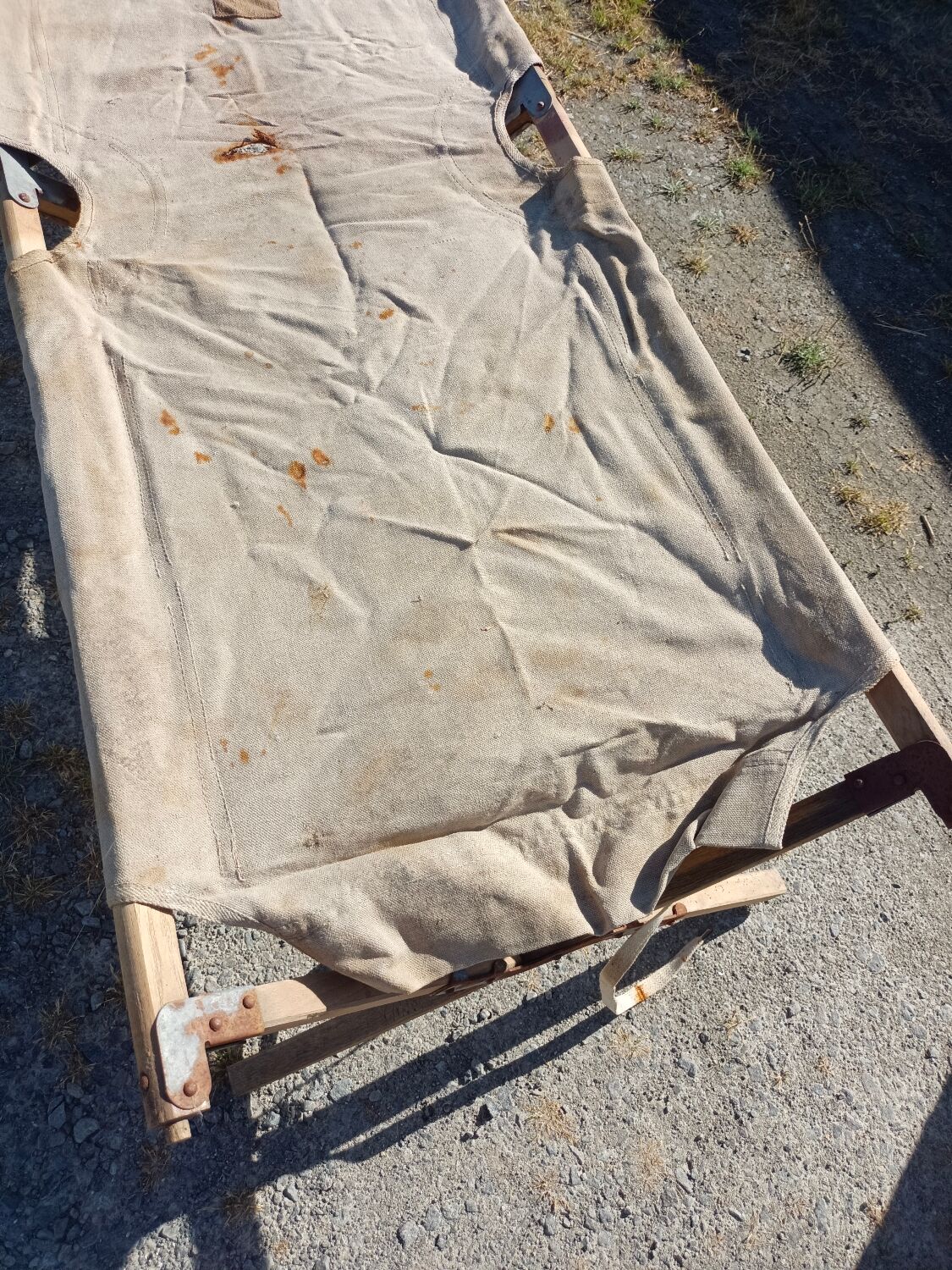 US folding camp bed