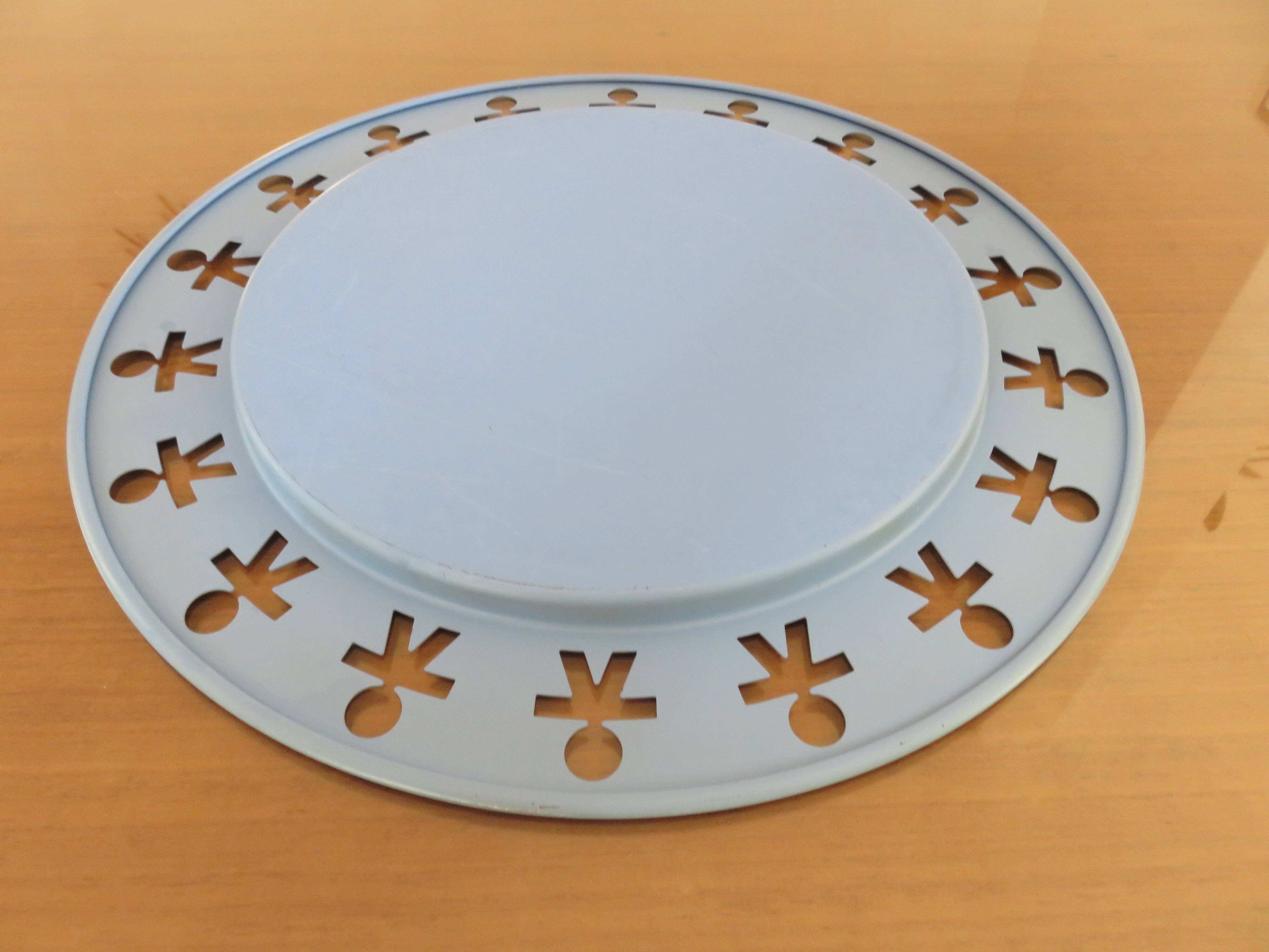 Round tray "girotondo" alessi italy