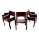 Fauteuils Chaises cuir De Couro Brazil cab413 Cassina