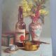 Still life oil painting ABEL LETOMBE 1913 41x33 cm