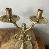 Paire de chandeliers en bronze