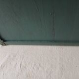 old blue wooden wall shelf