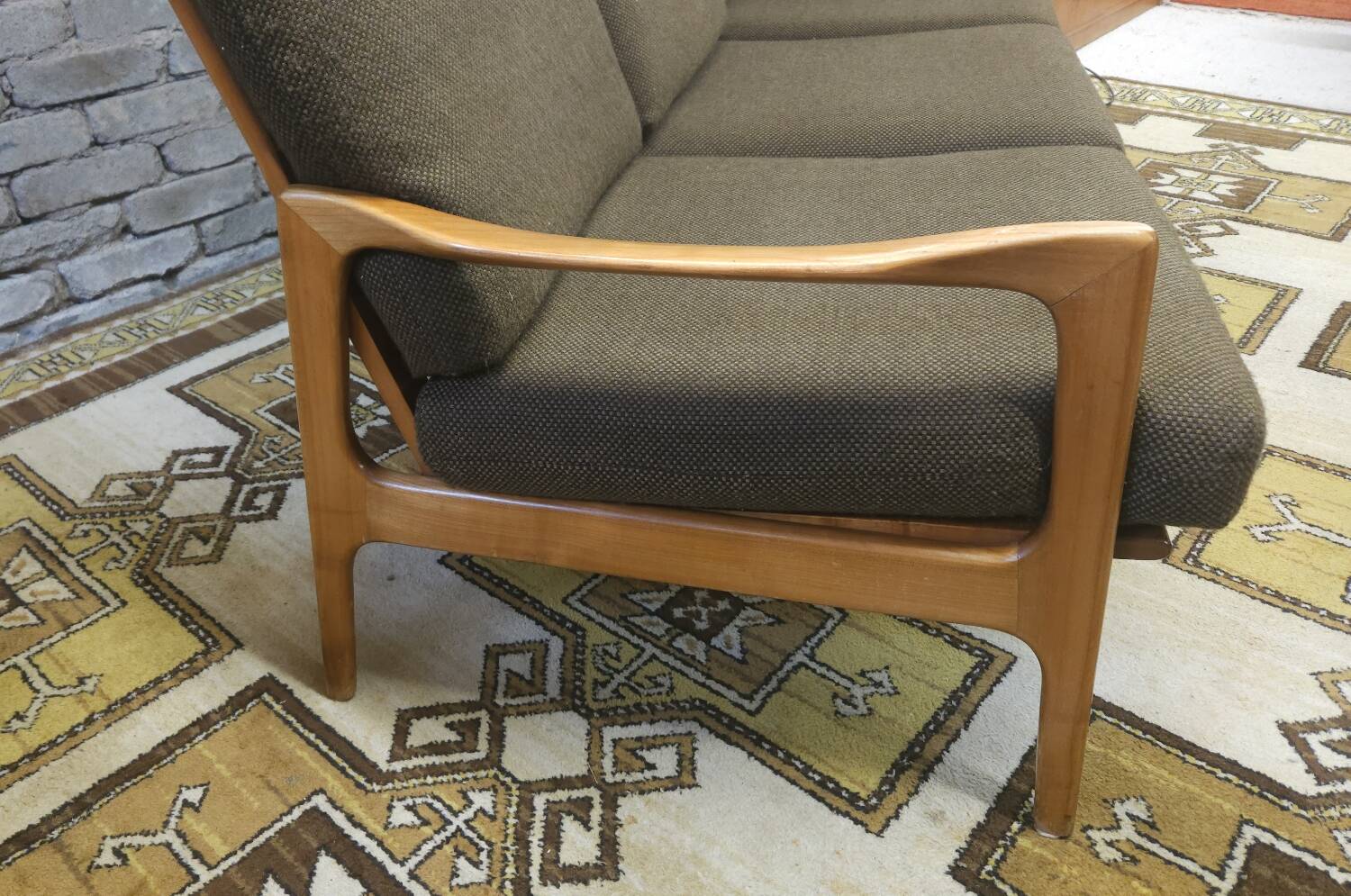 Canapé scandinave 3 places année 1960