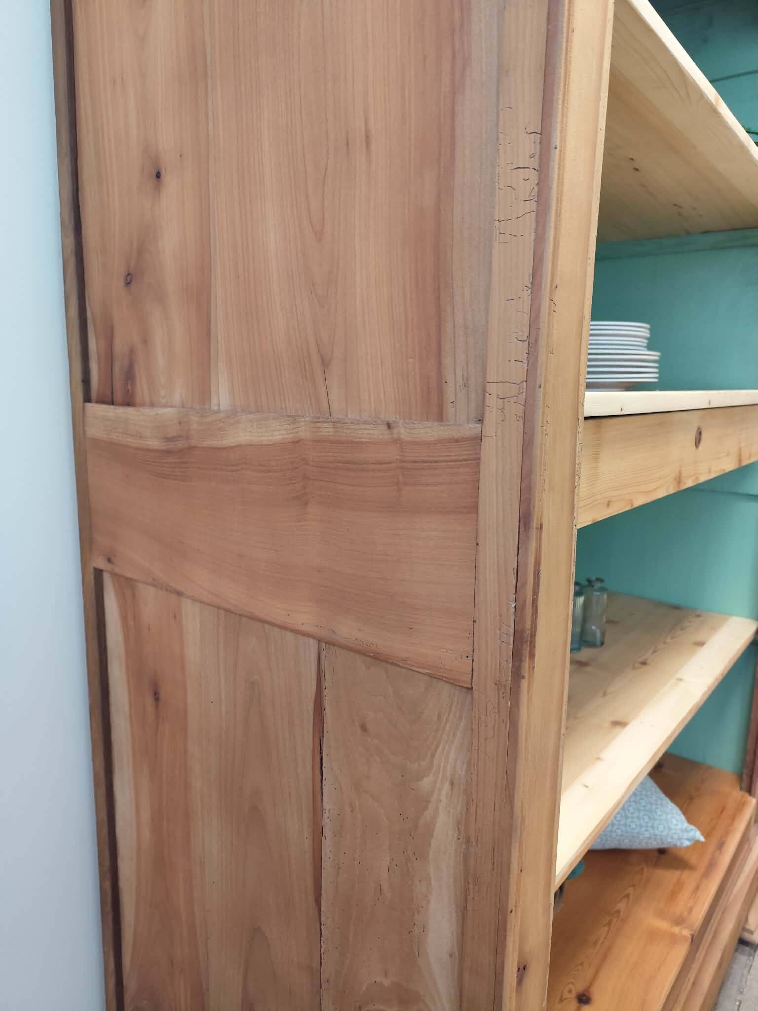Library in solid cherry wood