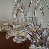 Vannes crystal candle holders from the 70s (X2)