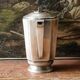 Service à café / thé, art déco en métal argenté et ébène