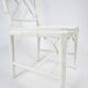 Set of 4 faux bamboo dining chairs, 1970s