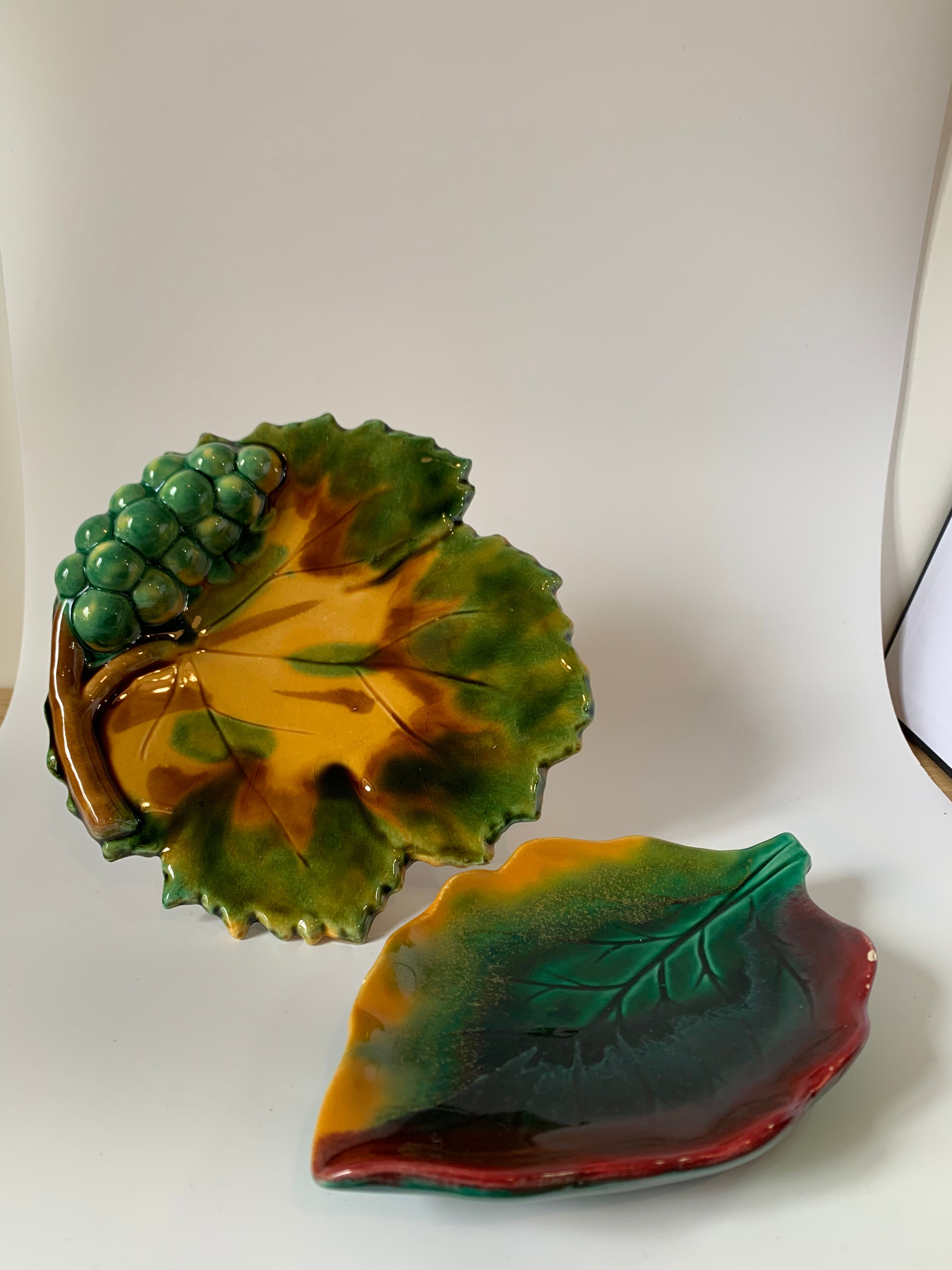 Beautiful porcelain leaves