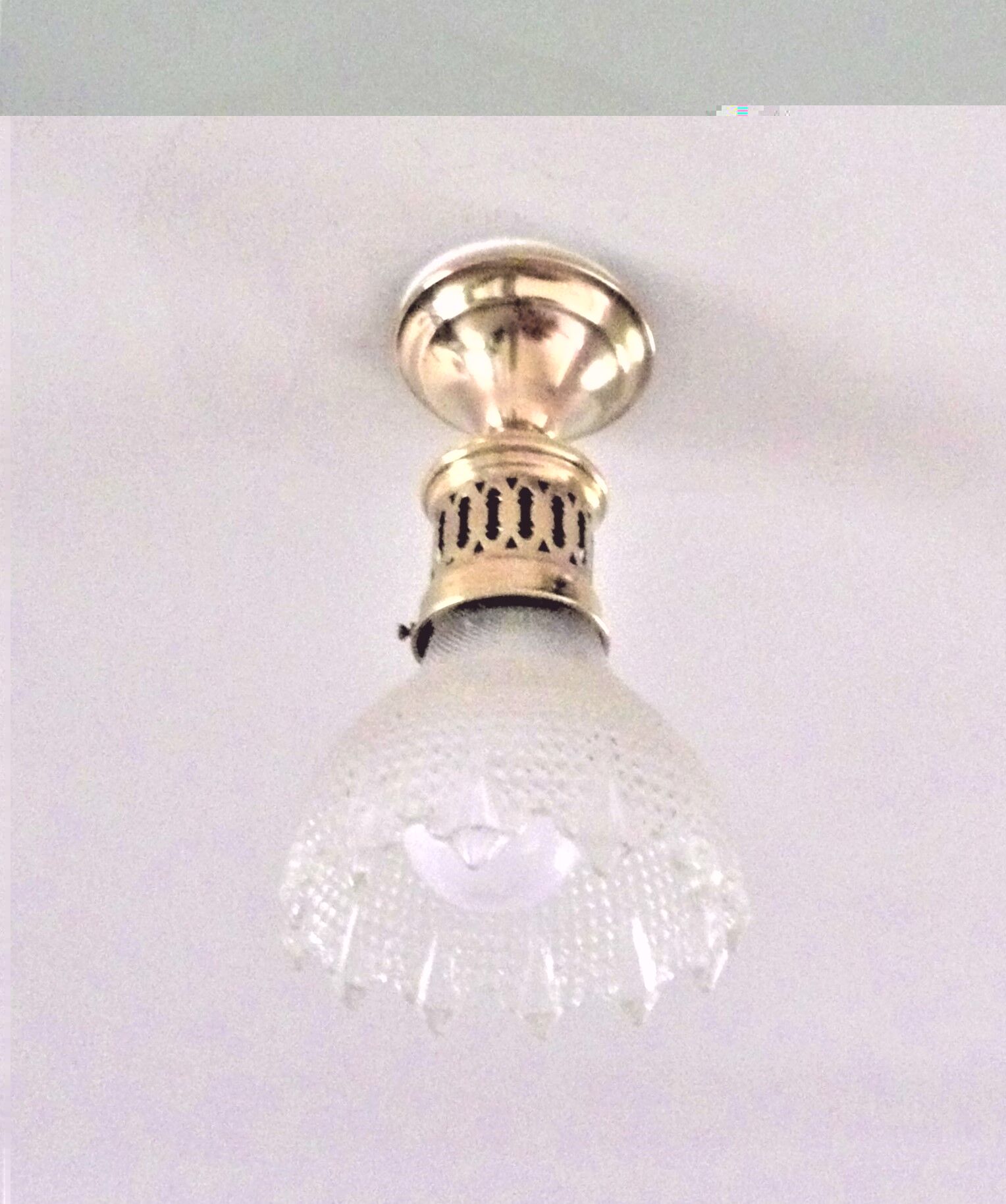 Plafonnier 1900 art nouveau holophane