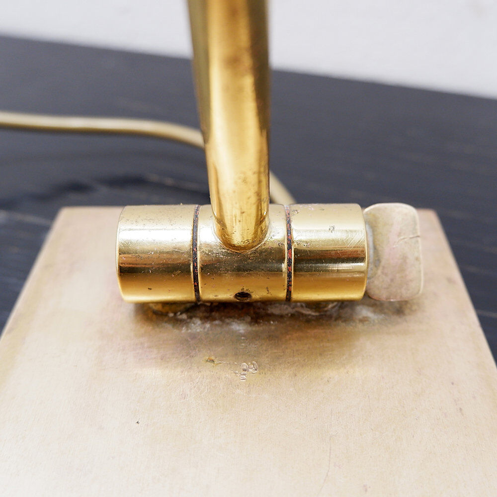 Pair of vintage articulated brass desk lamps - Stéphane Davidts, Belgium