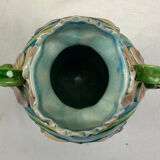 Grand vase barbotine Art Nouveau