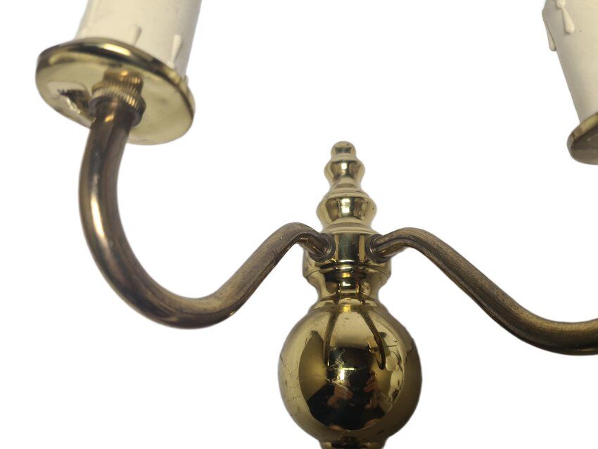 Two-armed wall lamp, Sweden, 1970s