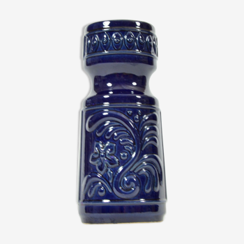 Vase bleu des années 1960