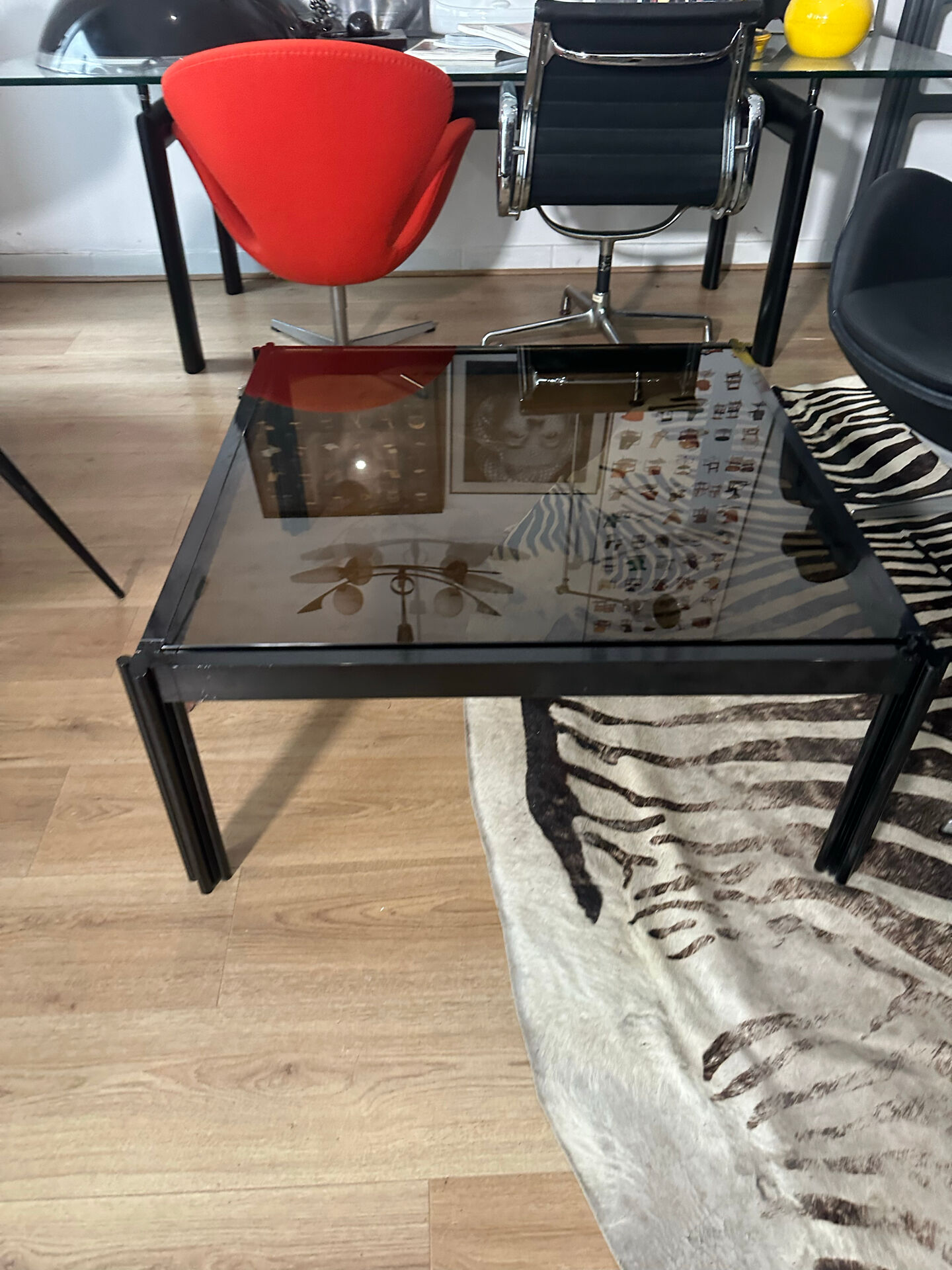 Large coffee table George Ciancimino (International Furniture 1970)