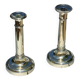 Pair of copper candlesticks