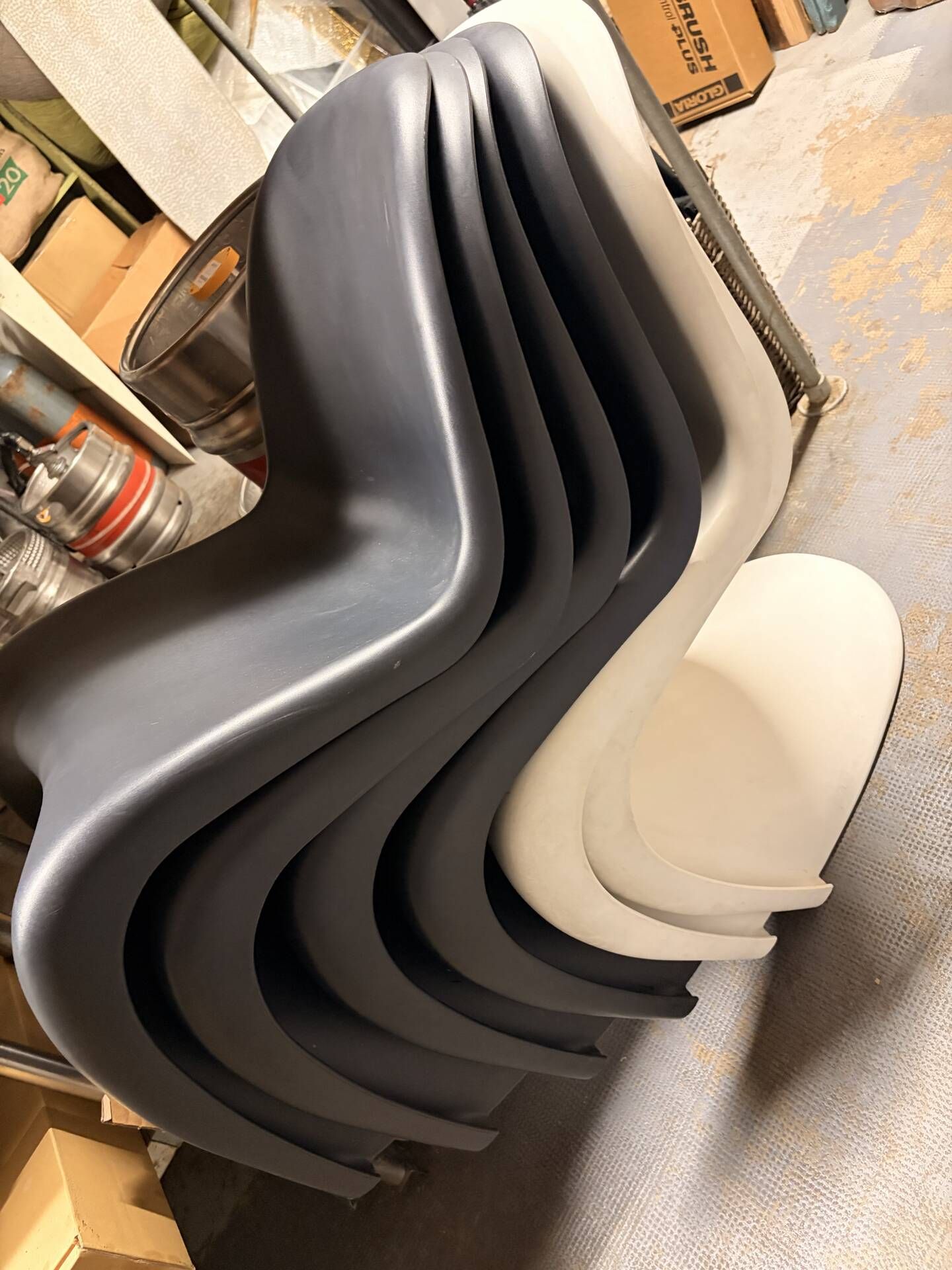 Vitra Panton chairs