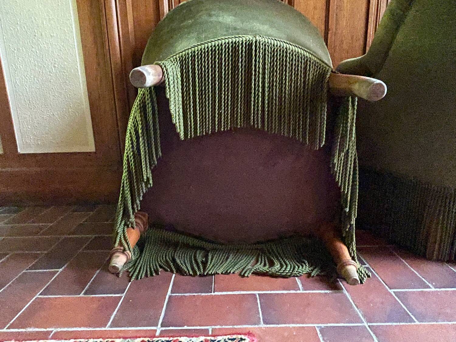 Pair of toad armchairs