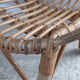 Children's rattan shell armchair