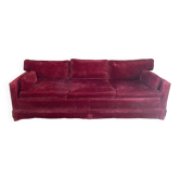 Velvet sofa