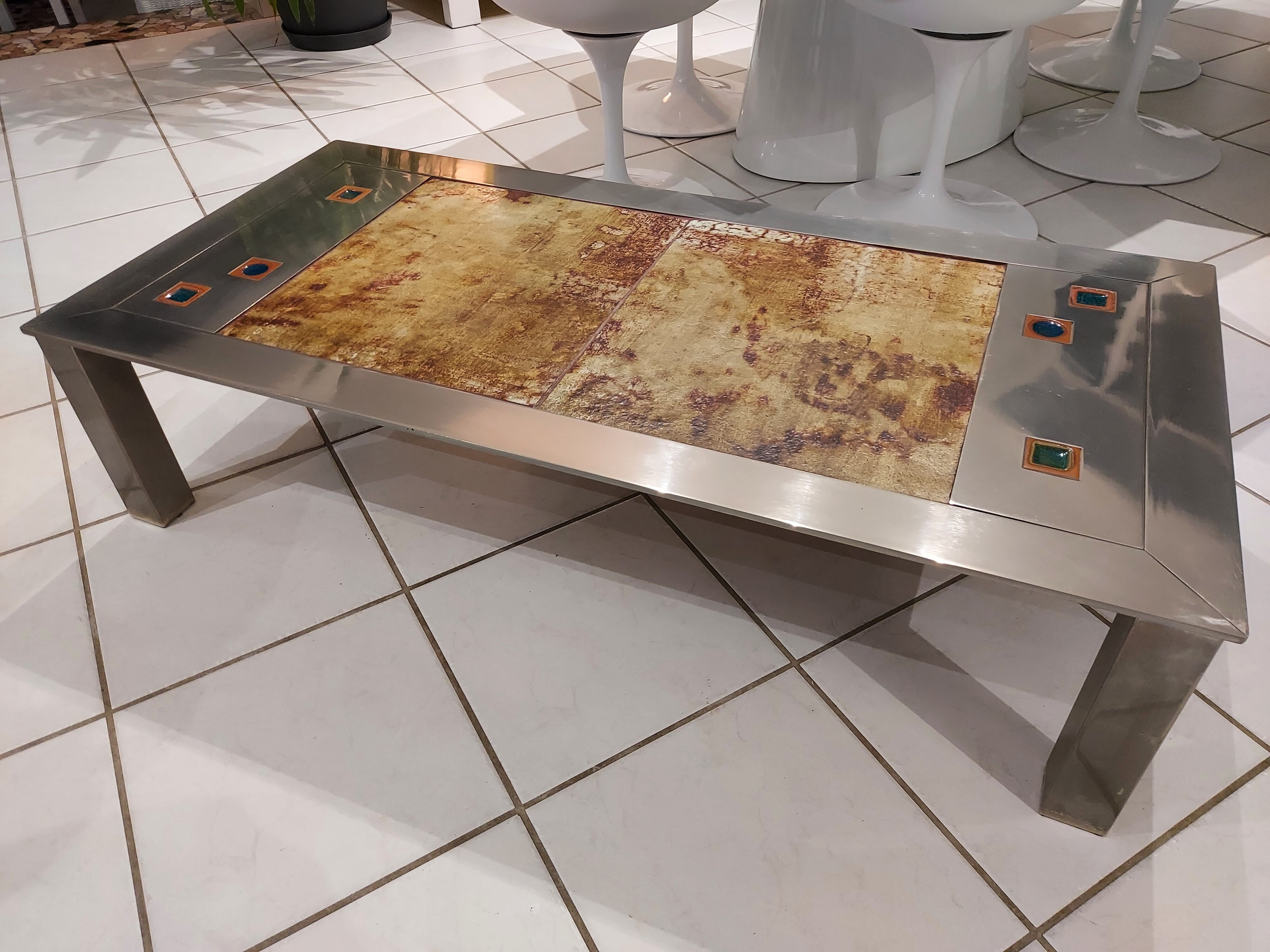 Roche Bobois vintage 1970s lounge coffee table
