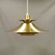Suspension danoise en aluminium couleur laiton