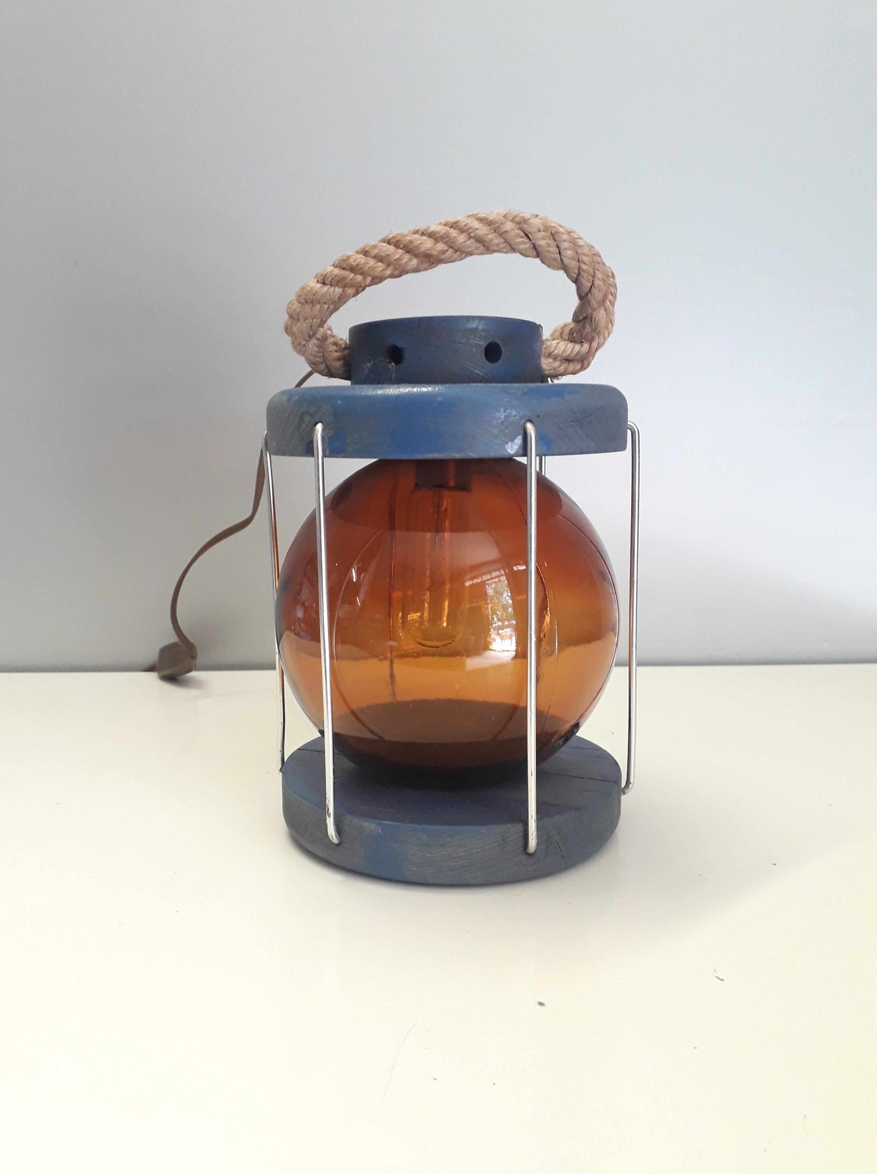 Old marine lamp fishing float boat 1960-70
