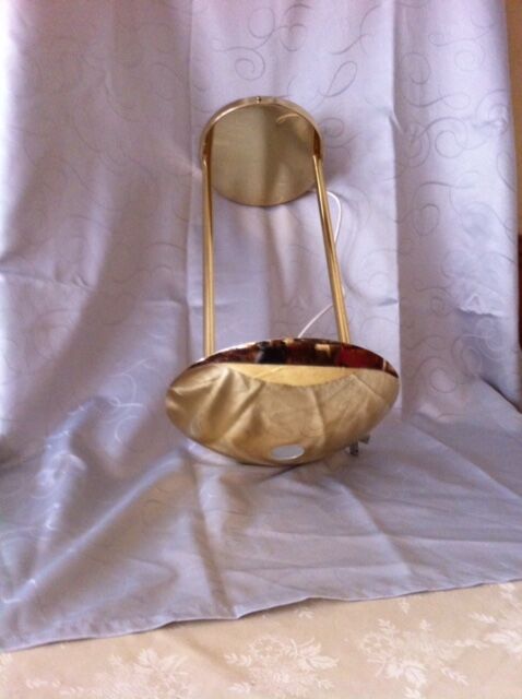 Golden brass chandelier