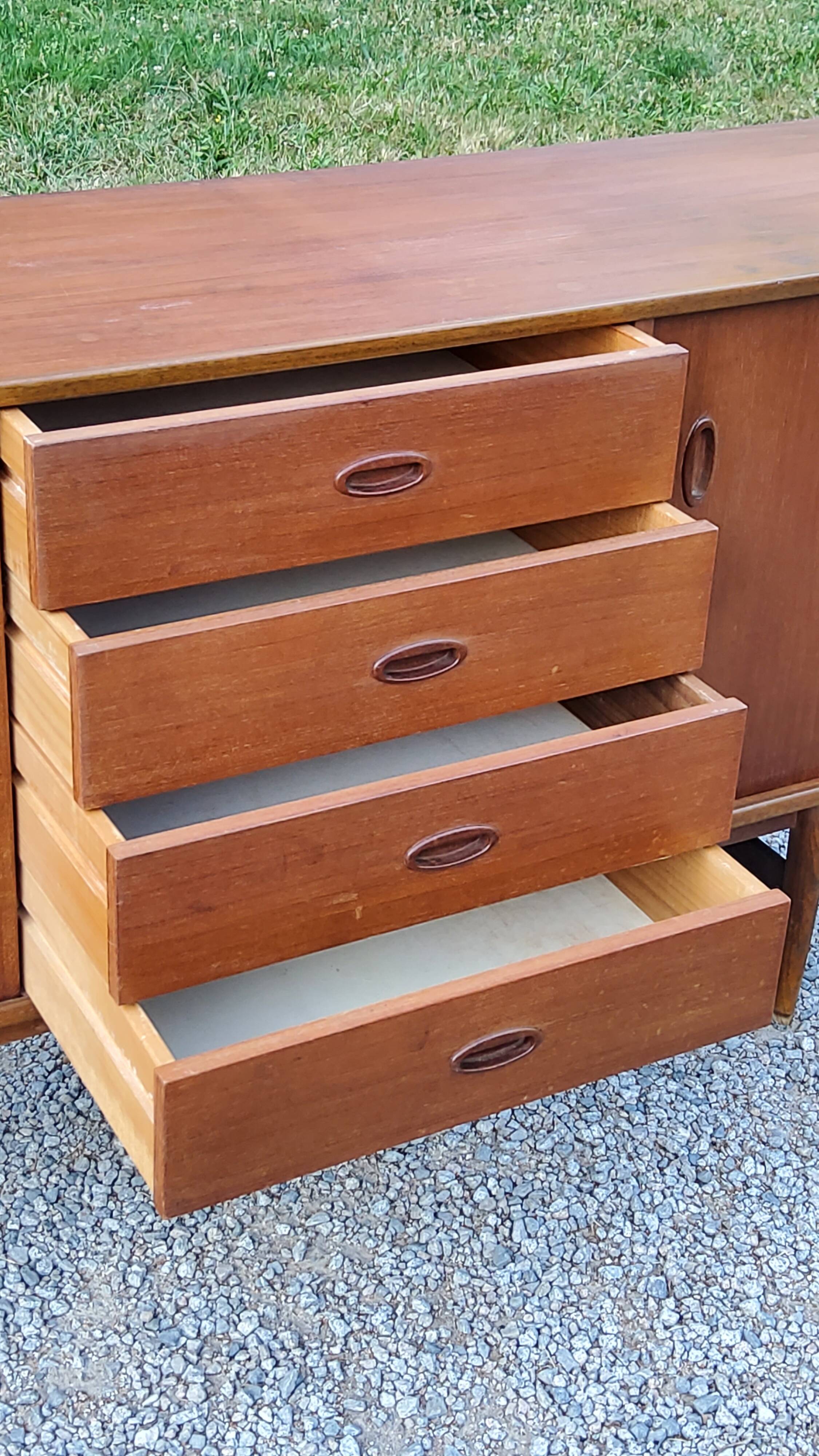 Scandinavian style teak sideboard from the 70s