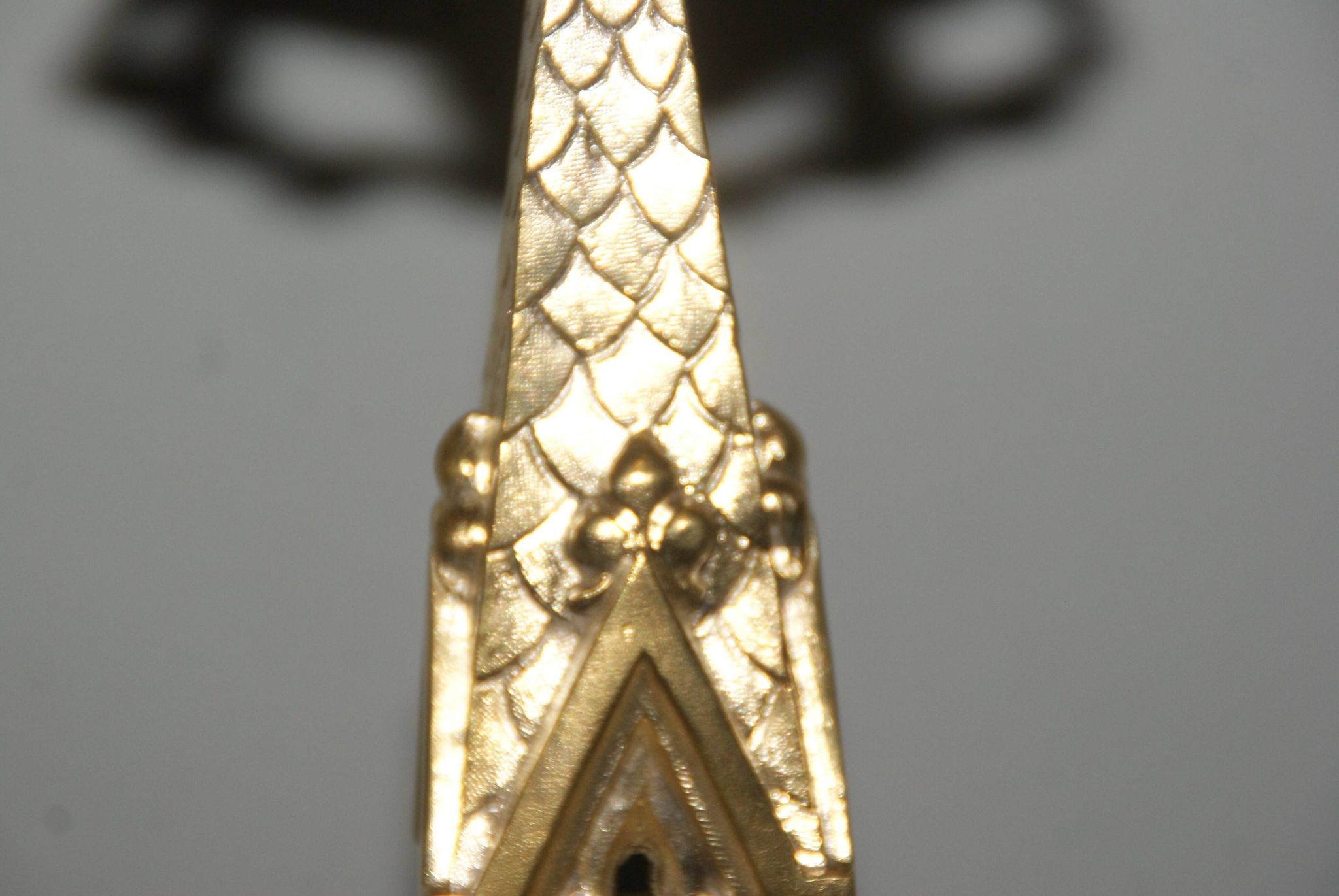 Rare pair of 19th century bronze candlesticks