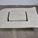 Coffee table in travertin 1980