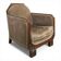 Art Deco armchair in Mahogany