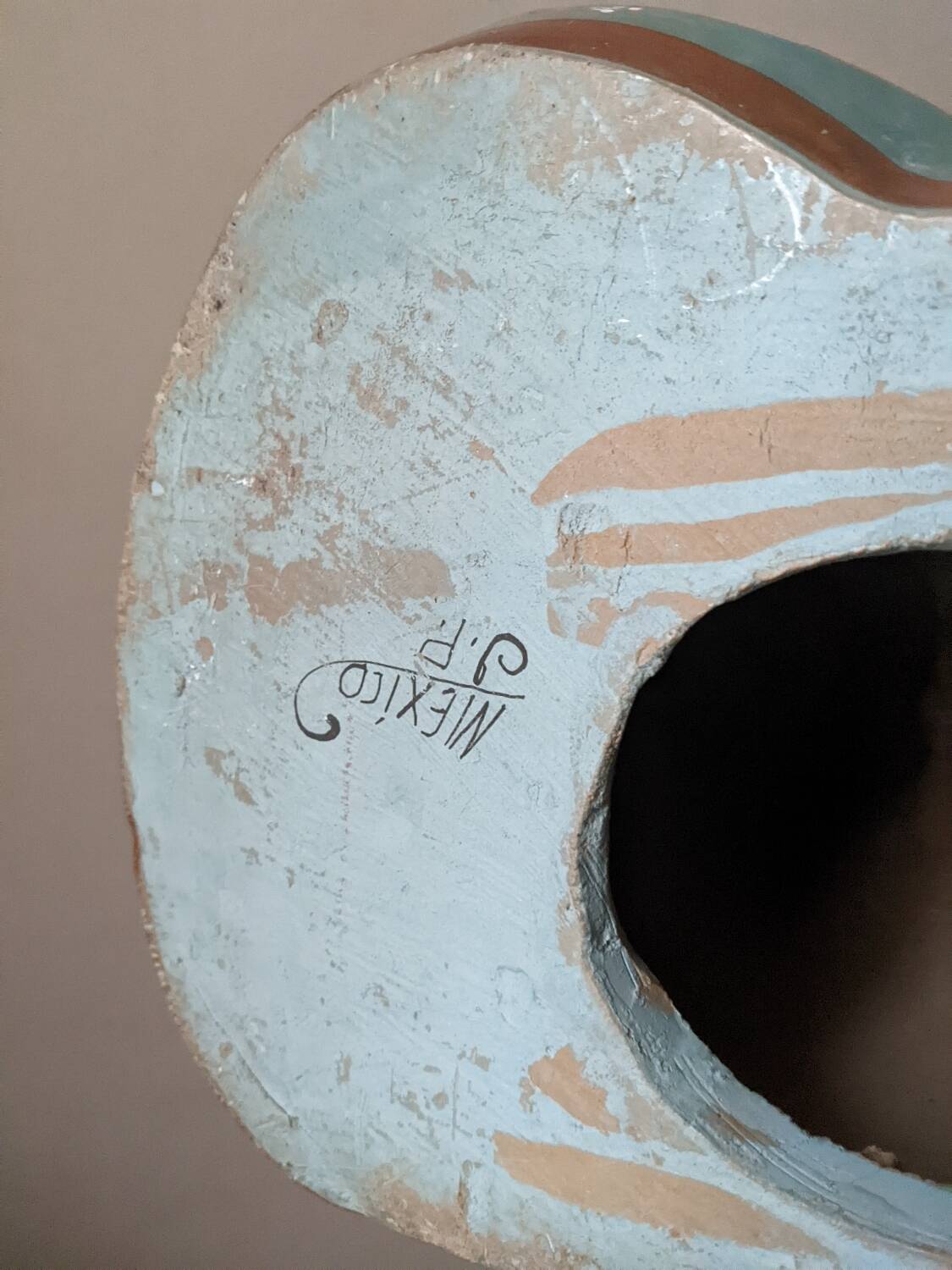 Handcrafted ceramic chat Mexico