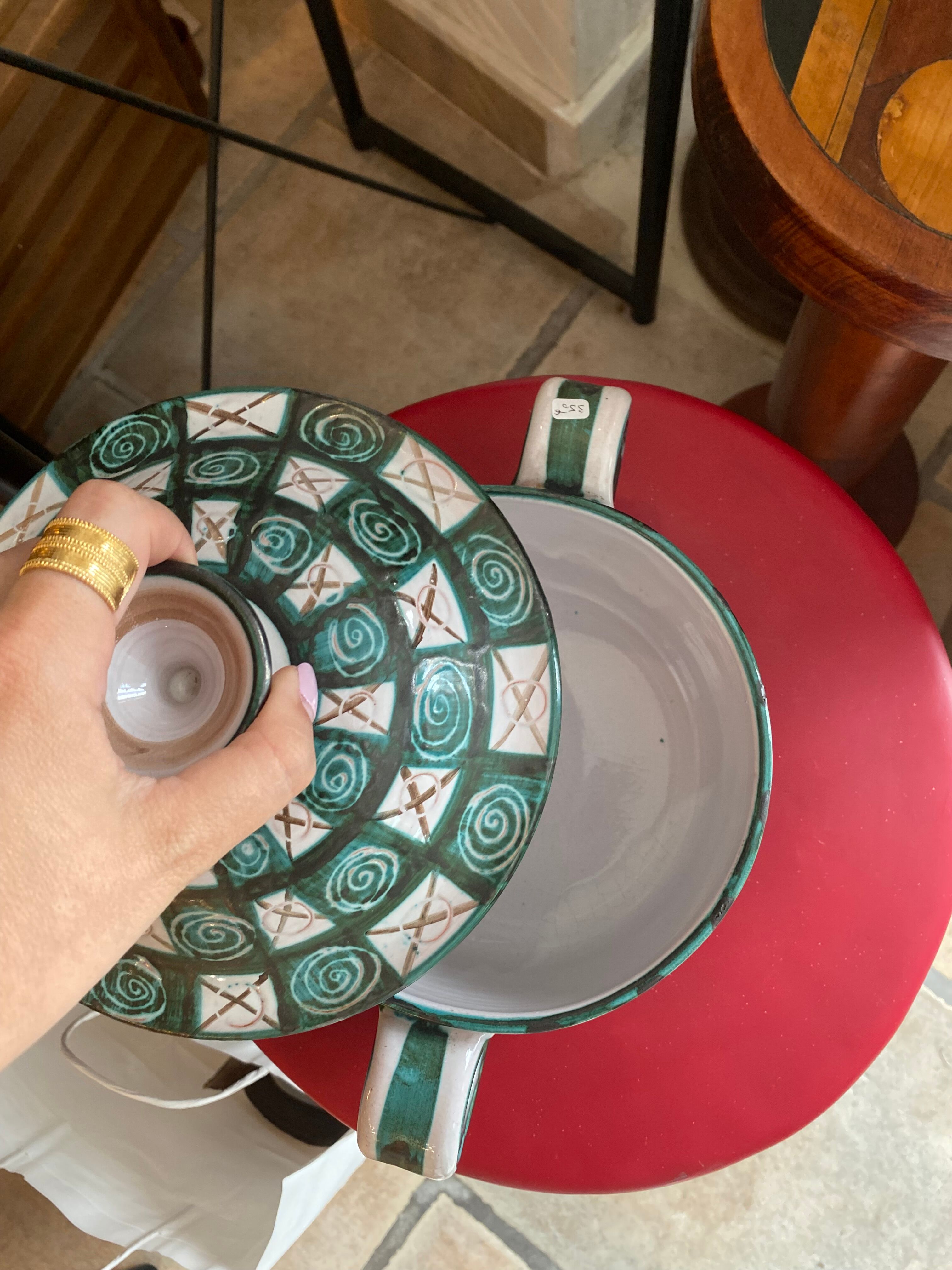 Ceramic tureen Robert Picault Vallauris