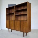 Rosewood Standing Bookcase/Bar Cabinet From Viby Møbelfabrik
