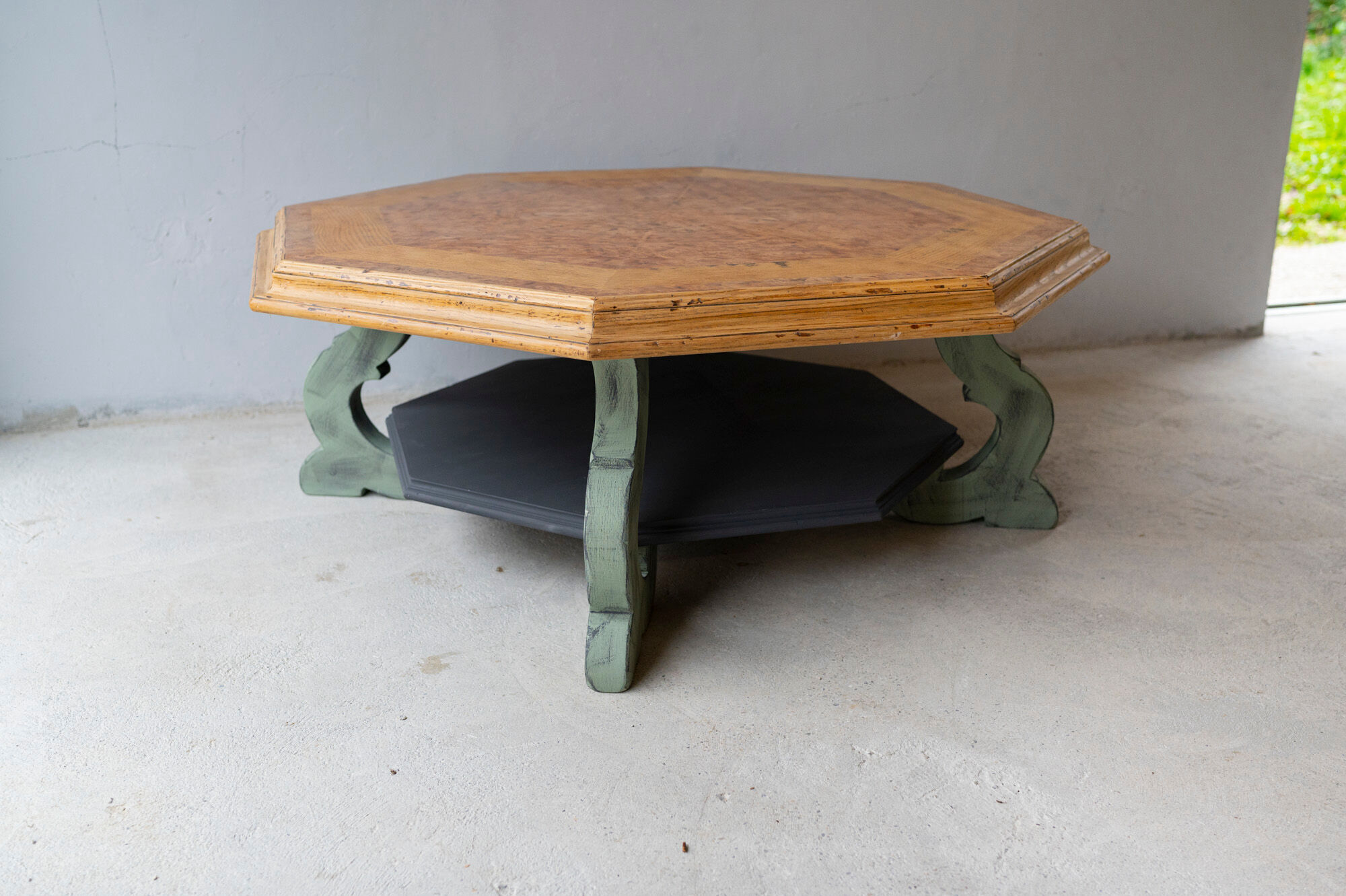 Hexagonal coffee table 130cm