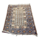 Handmade Afghan Wool Rug - 1m35 x 89cm