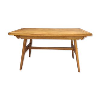 Table à manger reconstruction René Gabriel vintage années 50