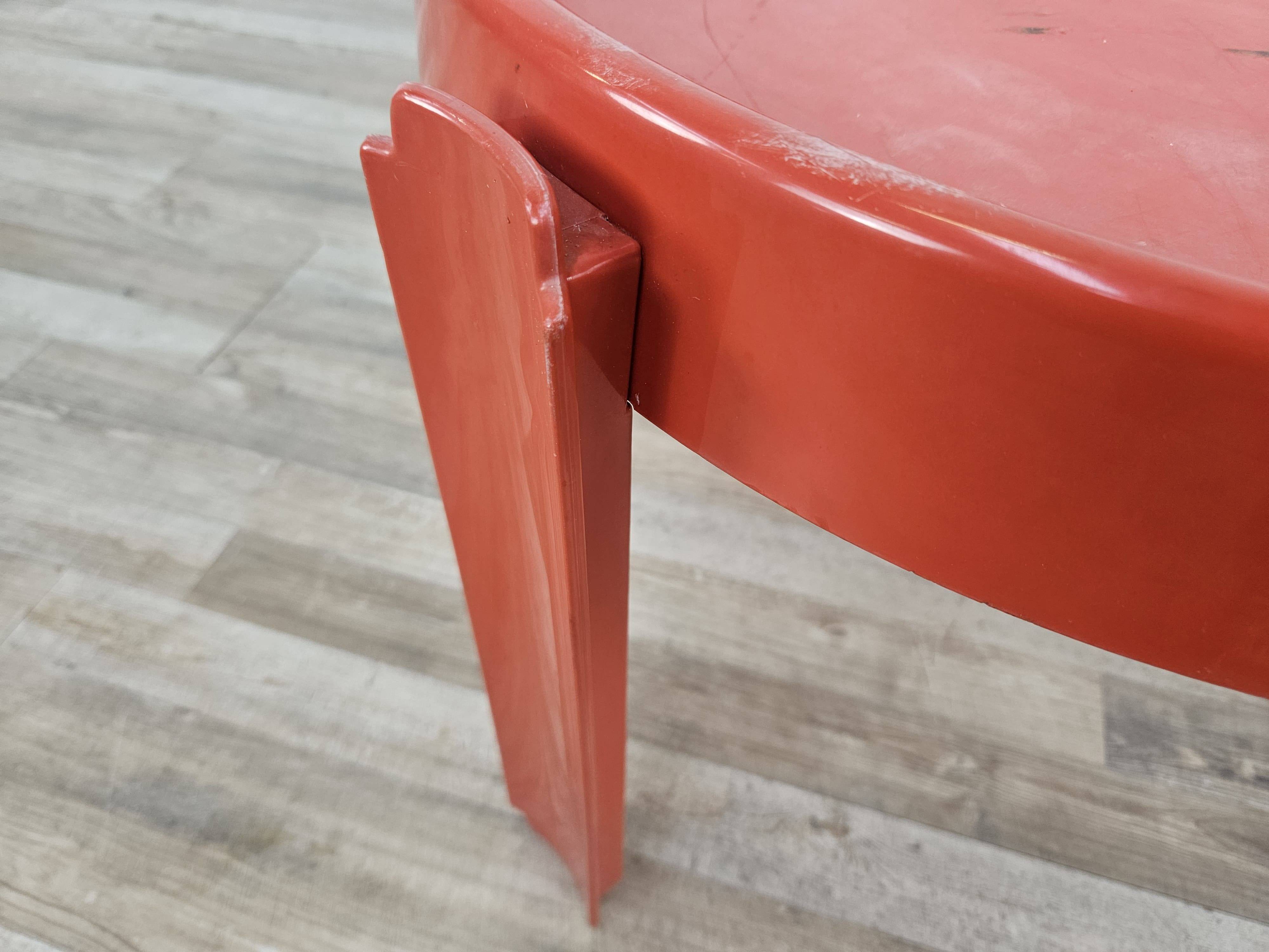 Vintage Space Age Plastic Coffee Table by Dal Vera 1970s