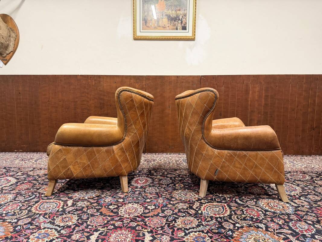 Set Aviator Armchair Sheep Leather