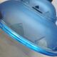 Pair hanging lamp Abat-jour blue glass