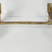 Table d’appoint / table basse en rotin et bambou, 1960's