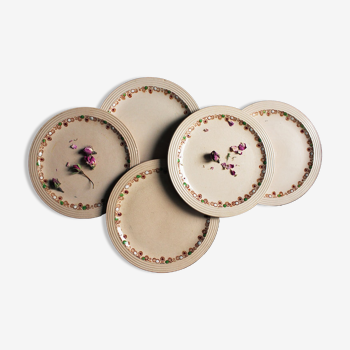 Set of 5 dessert plates