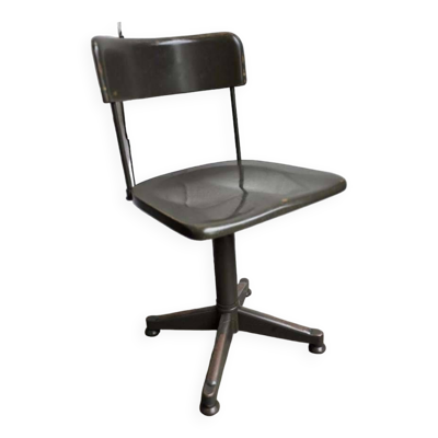Chaise de bureau industrielle vintage / chaise de bureau tubax