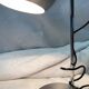 Vintage chrome ball table lamp