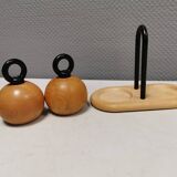 Pepper and salt grinders designed by jörgensen and nissen for bodum Denmark