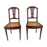 Pair of French Louis XVI chairs, circa 1870