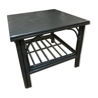 Vintage rattan coffee table